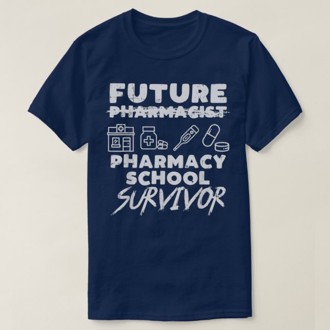 Camiseta escola de farmácia (Frente do Design)