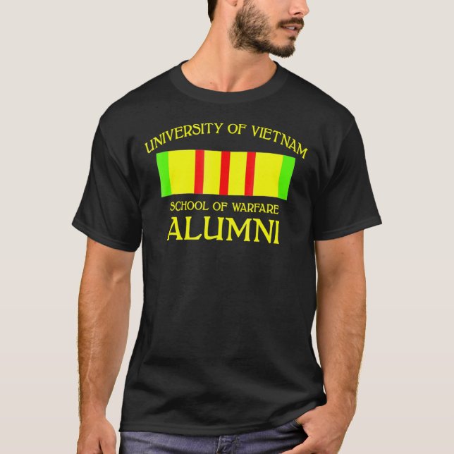 Camiseta  Escola De Guerra Da Universidade Do Vietname (Frente)