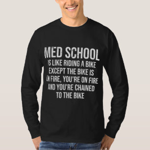 Camiseta Escola De Medicina É Como Dirigir Um Medicamento E