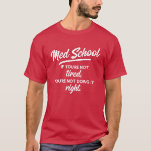 Camiseta Escola de Medicina Estudo Médico Estudante de Medi