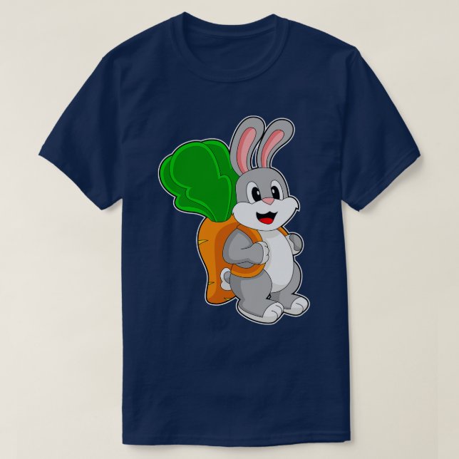 Camiseta Escola de Mochilas de Rabbit Pupil (Frente do Design)