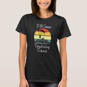 Camiseta Escola de Paraquedismo D B Coopers Portland Oregon
