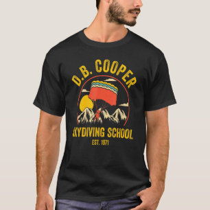 Camiseta Escola de Paraquedismo Db Cooper Engraçada 1