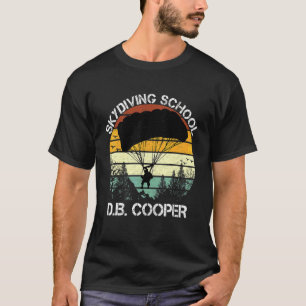 Camiseta Escola de Paraquedismo Db Cooper Para Homens