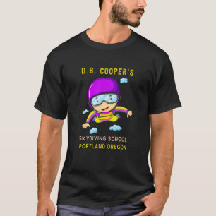 Camiseta Escola de Paraquedismo Funny D B Cooper