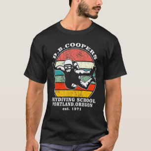 Camiseta Escola de Paraquedismo Sunset D B Cooper Lenda Urb