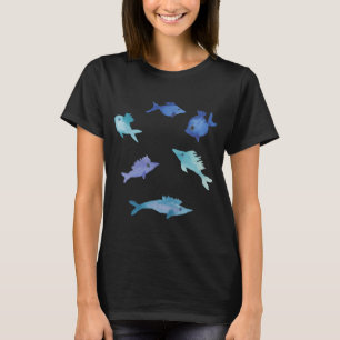 Camiseta Escola de peixes pequenos