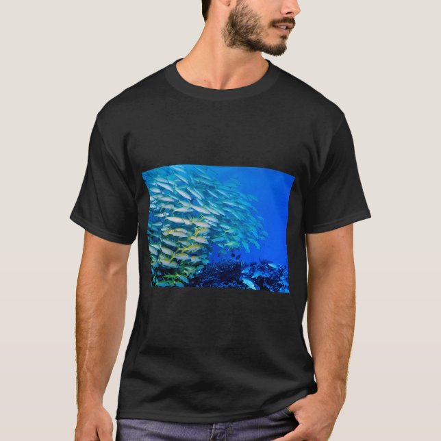 Camiseta Escola de Peixes Tropicais (Frente)
