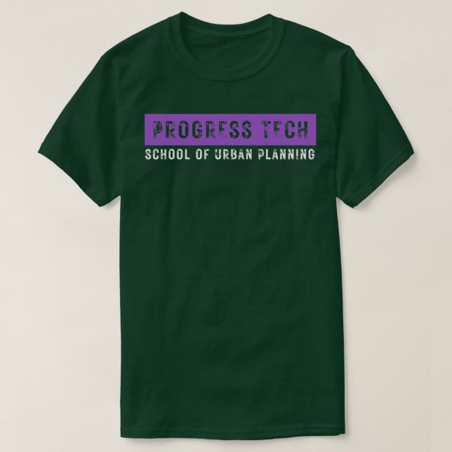 Camiseta Escola de Planeamento Urbano do Progress 3 (Frente do Design)