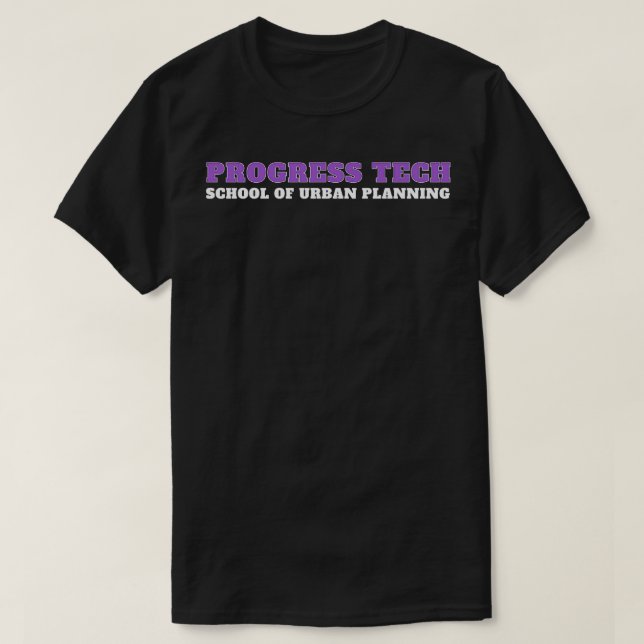 Camiseta Escola de Planeamento Urbano do Progress 4 (Frente do Design)