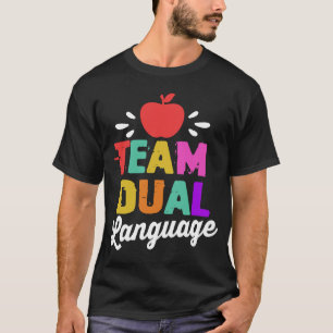 Camiseta Escola de Professores da Equipe de Linguagem Dupla