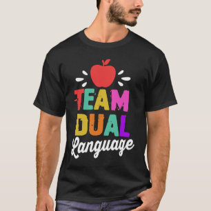 Camiseta Escola de Professores da Equipe de Linguagem Dupla