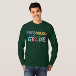 Camiseta Escola de Professores de Esquadrão da Pré-escola d