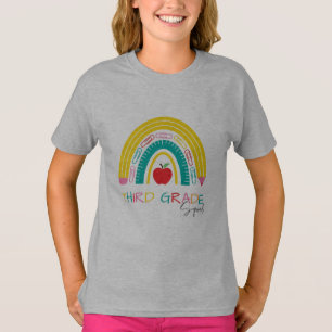 Camiseta escola de professores do 3º GRADE do arco-íris