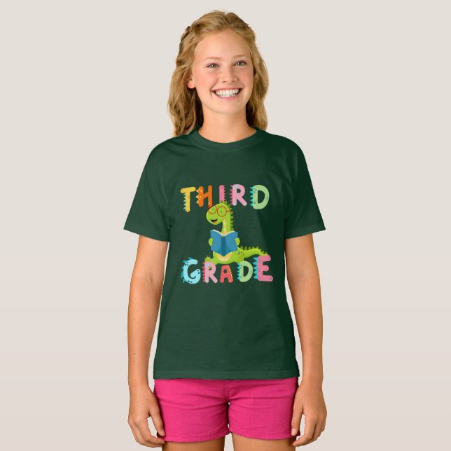 Camiseta Escola de professores do 3º GRAU do Dino (Frente Completa)
