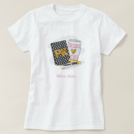 Camiseta Escola de Professores Preto Pré K Personalizada