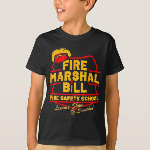 Camiseta Escola de Segurança do Marshal Bill de Bombeiros E