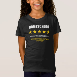 Camiseta Escola doméstica - Alto recomendado: Sarcástico en