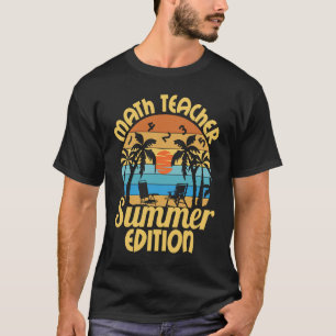 Camiseta Escola Educacional Rockstar de Professores de Mate