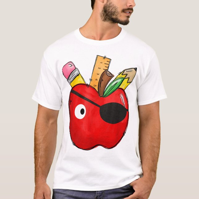 Camiseta Escola Internacional de Professores Piratas Fale C (Frente)