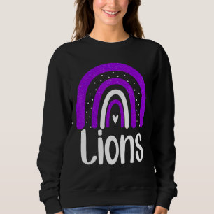 Camiseta Escola Lions Mascot Rainbow Lion Esportivo
