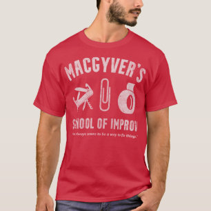 Camiseta Escola MacGyvers Do Improv