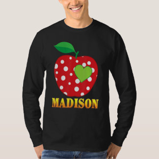 Camiseta Escola Madison Amor Volta às Aulas Menino Criança 