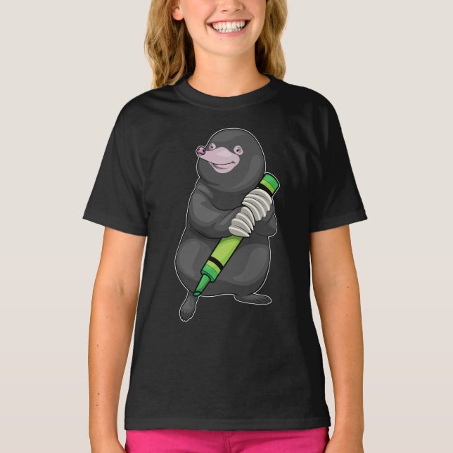 Camiseta Escola Mole Pupil Crayon (Frente)
