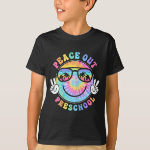 Camiseta Escola Peace Out 2024 No Último Dia Do Verão