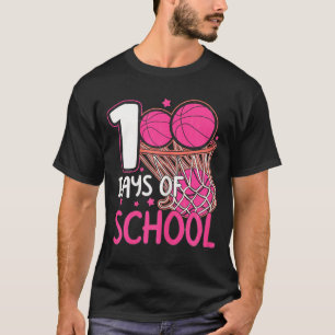 Camiseta Escola Rosa Basquete 100 Dias de Esportes do Jogad