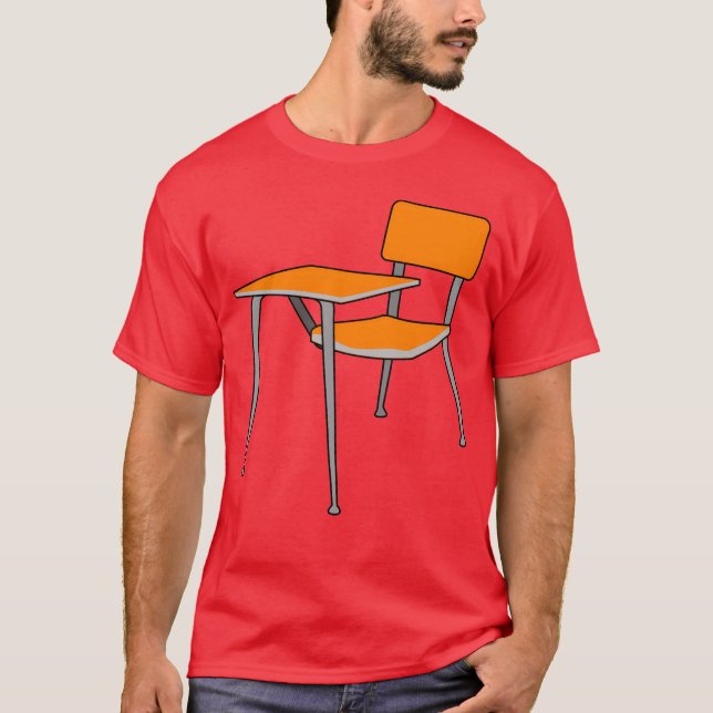 Camiseta escola schule lernen professor lehrer lápis stift  (Frente)