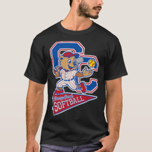 Camiseta Escola Secundária Cherry Creek Softll Com Mascote