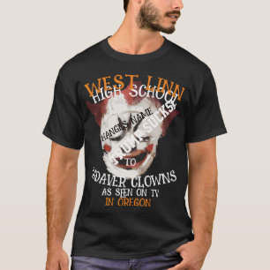 CAMISETA ESCOLA SECUNDÁRIA DE WEST LINN PARA PALHAÇOS CADÁV