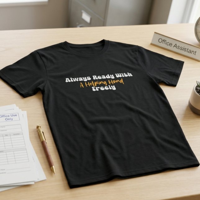 Camiseta Escola Sempre Pronta Com uma Mão Amiga (Criador carregado)