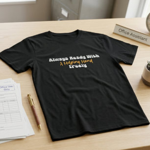 Camiseta Escola Sempre Pronta Com uma Mão Auxiliadora