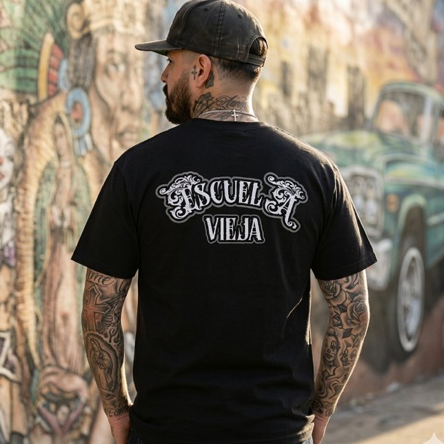 Camiseta Escola Velha-Old School (Escuela Vieja-Old School T-Shirt)