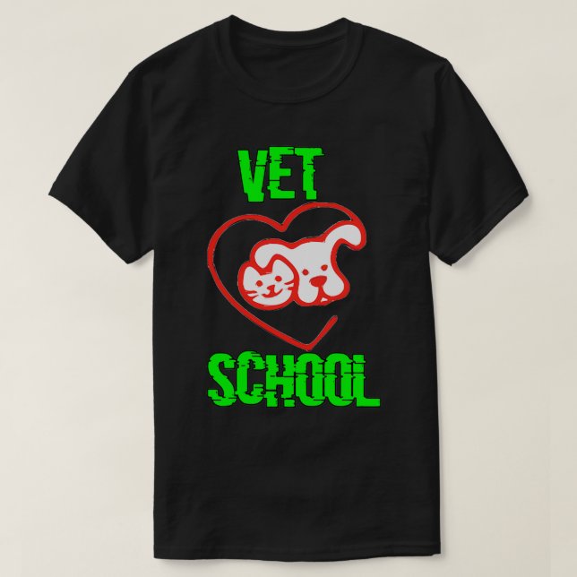 Camiseta Escola Veterinária (Frente do Design)