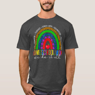 Camiseta Escolas de casa Mãe Arco Arco-Íris Homenageando Mã