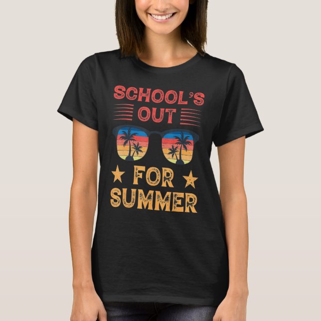 Camiseta Escolas De Pós-Graduação Para Estudantes De Verão (Frente)