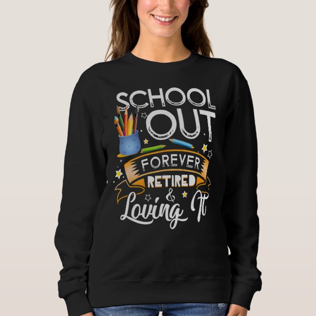 Camiseta Escolas Fora De Sempre Aposentadas E Adorando Prof (Frente)