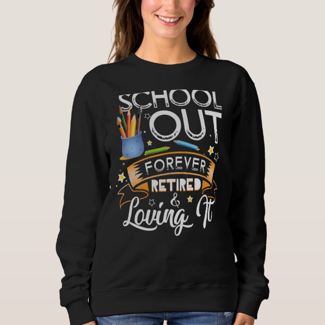 Camiseta Escolas Fora De Sempre Aposentadas E Adorando Prof (Frente)