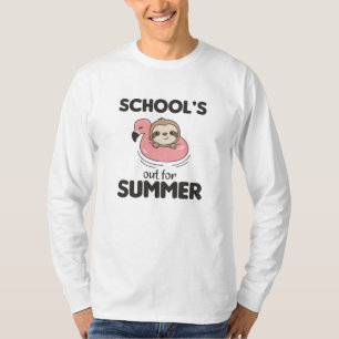 Camiseta Escolas Fora Para Animais Engraçados Pela Lama De