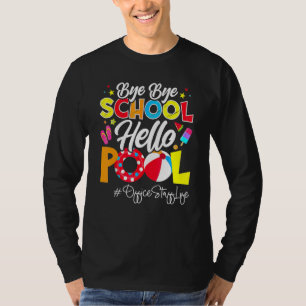 Camiseta Escolas Fora Para Escritório De Verão, Vida Útil T
