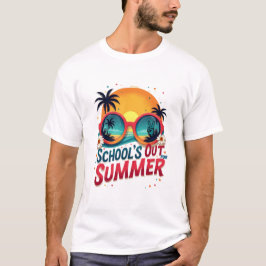 Camiseta Escolas Fora Para O Verão