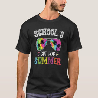 Camiseta Escolas Fora Para Professora De Verão No Dia Passa