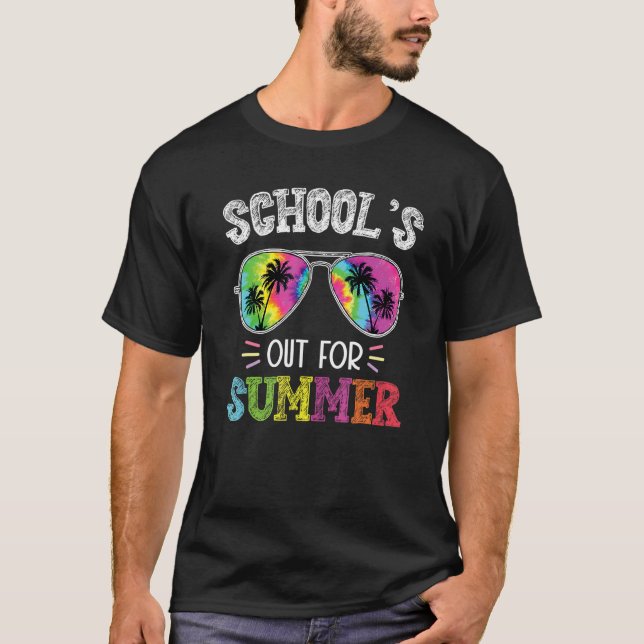 Camiseta Escolas Fora Para Professora De Verão No Dia Passa (Frente)