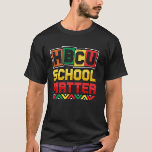 Camiseta Escolas HBCU Importam Graduado de Faculdade Preta