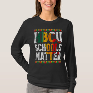 Camiseta Escolas Hbcu Importam Menina Histórica da Escola N