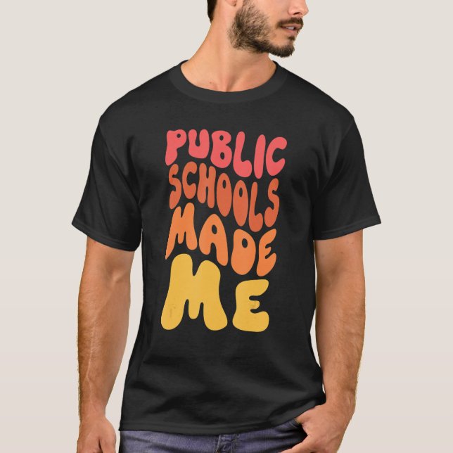 Camiseta Escolas Públicas Me Fizeram Adorar Escolas Pública (Frente)