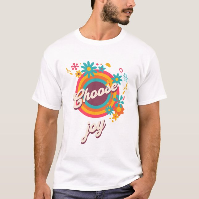 Camiseta escolha a alegria da vida (Frente)